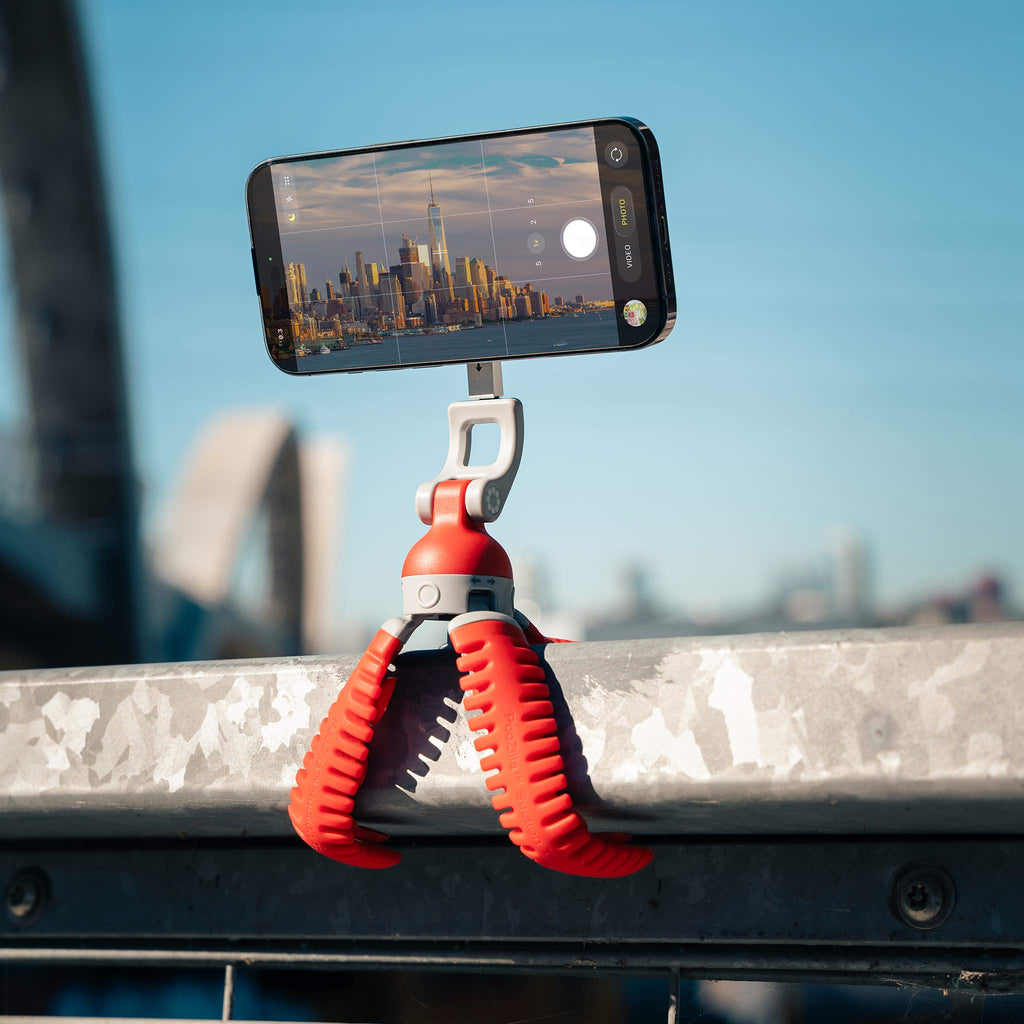 JOBY PodZilla Octo Suction Tripod Red – Flexible Phone Stand